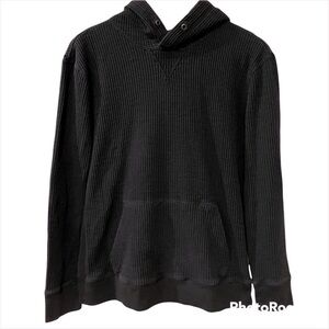 American Eagle Waffle Hoodie black‎ size small